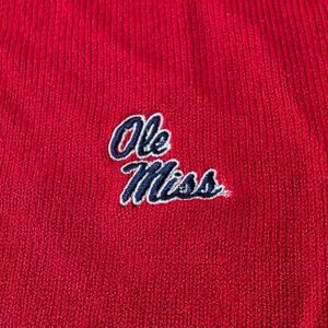 Ole Miss Mississippi Rebels 1/4 quarter zip long sleeve sweater - XL